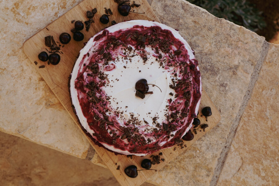 Kirsch Himbeer Schoko Kuchen